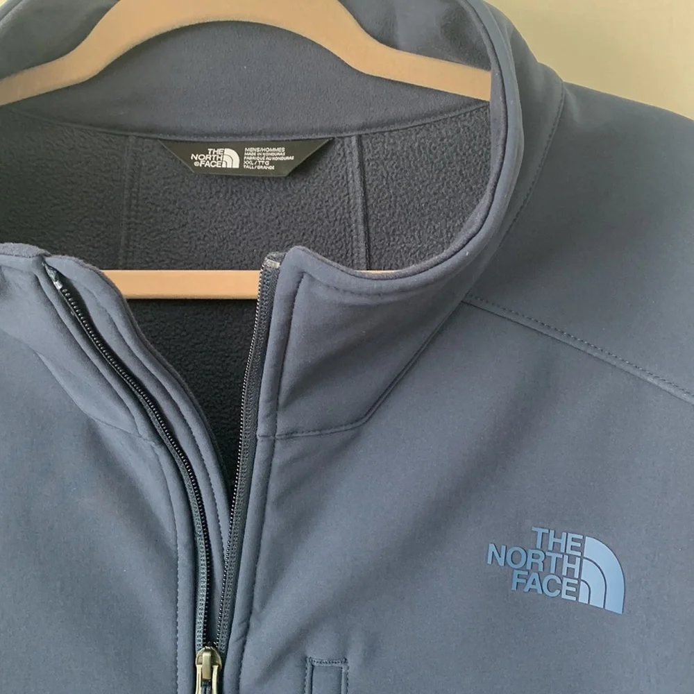 North Face Softshell Jacket Blue Size XXL - Picture 2 of 7